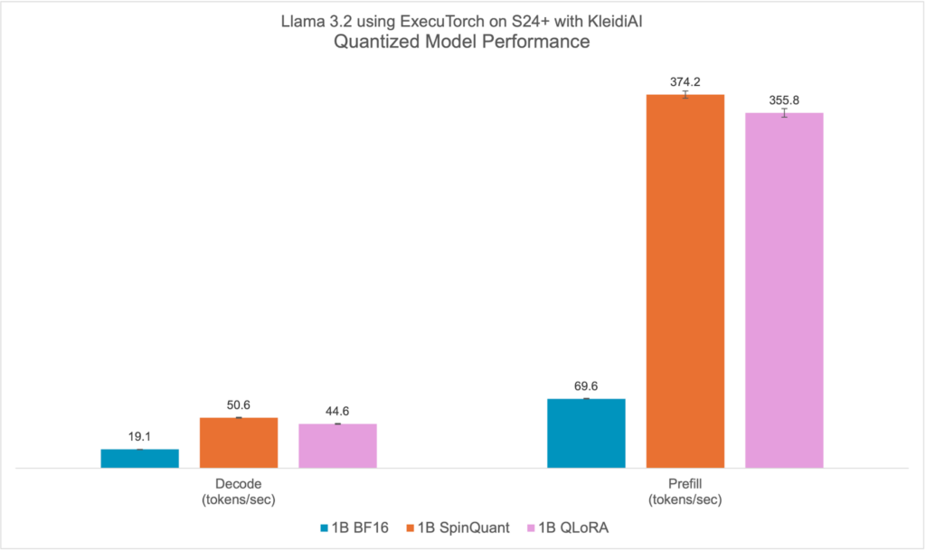 Quantized Model Performance